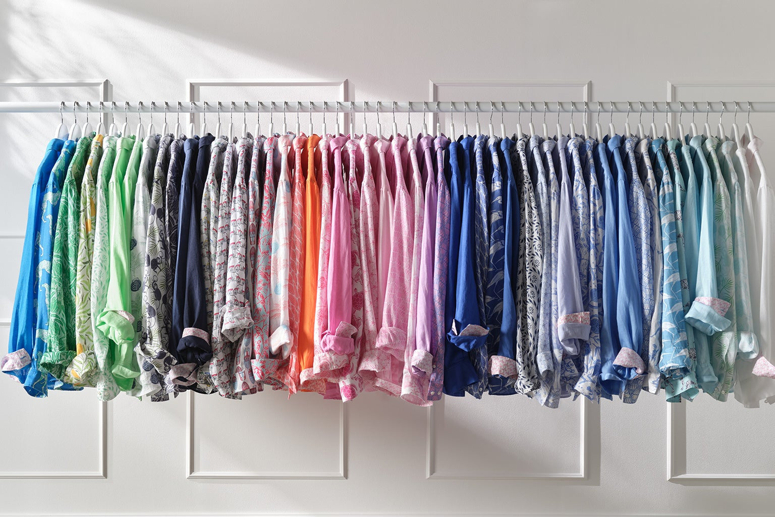 Bring some Caribbean colour to your wardrobe this season with a Pink House linen shirt