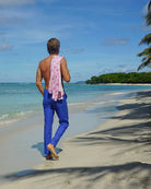 Comfortable linen trousers for Men, Caribbean beach vacation style