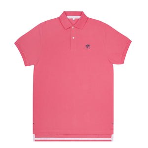 Premium Mens pure cotton pink polo shirt