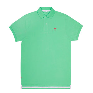 Premium Mens pure cotton green polo shirt