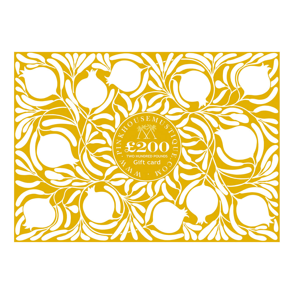 Send a Pink House Mustique gift card to the value of £200