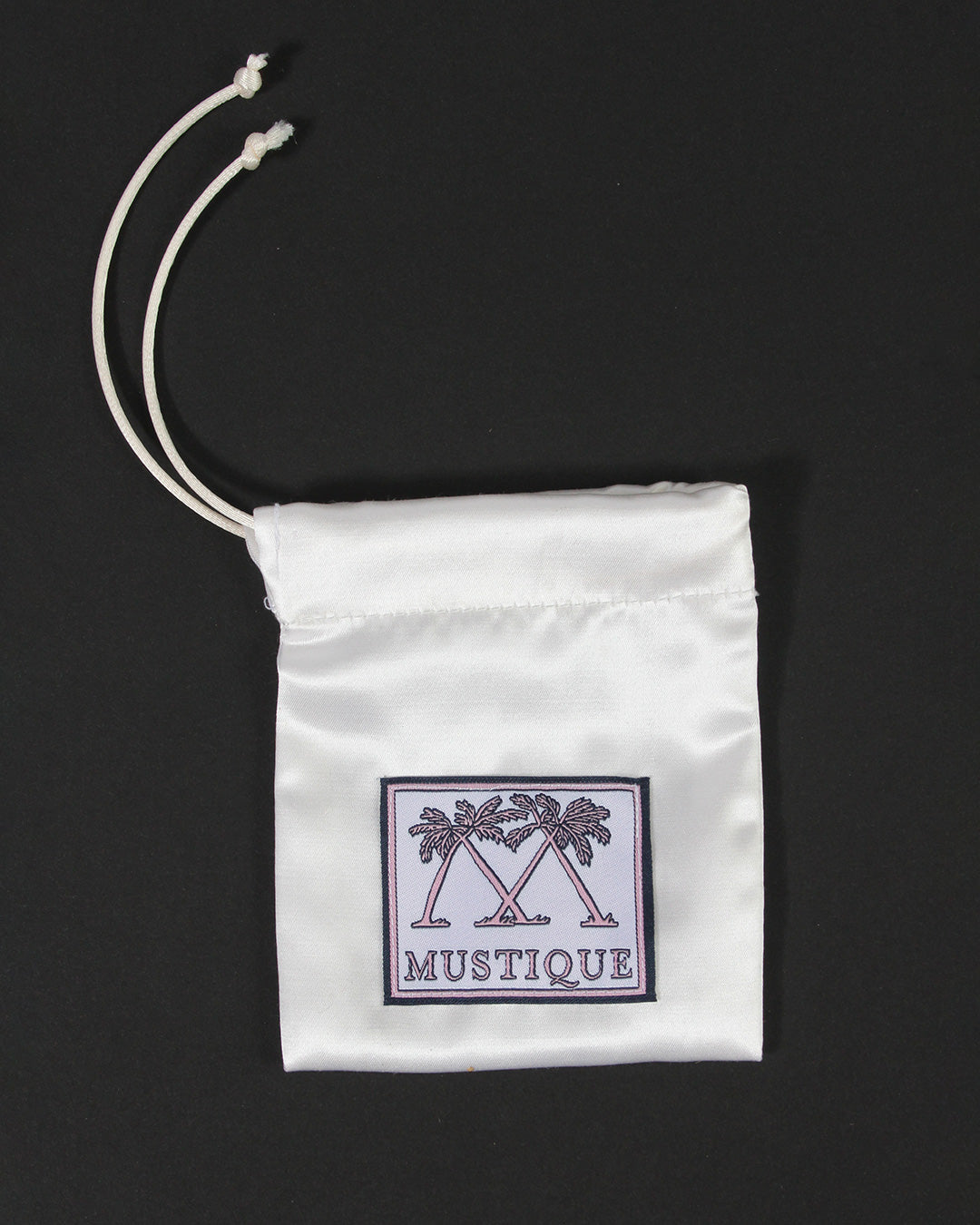 Mustique Island pendant in hallmarked sterling silver with Pink House silk gift pouch, handmade in England