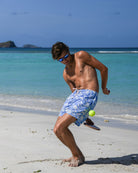 The perfect mid-length swim short —neither too short nor too long, just timeless holiday style.