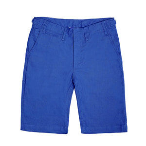 Mens linen shorts in comfort stretch blend, classic holiday clothing from Pink House Mustique