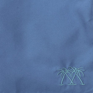 Boys swim trunks : REGATTA BLUE, embroidery detail