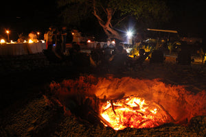 Dinner at Dolly Beach Mustique