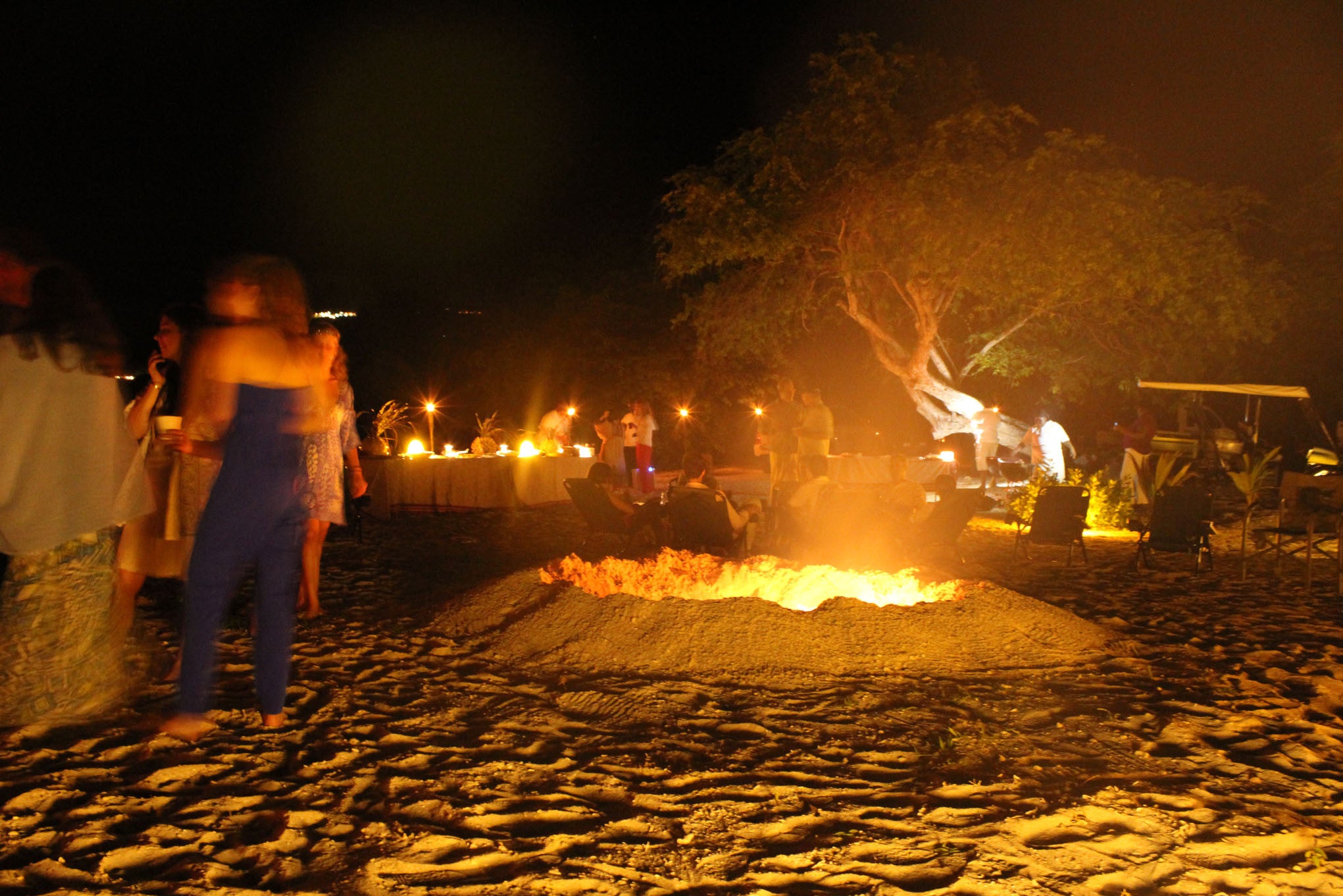 Dolly Beach at Night Mustique