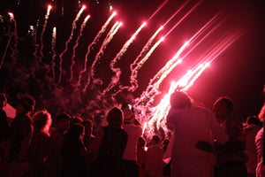 NYE fireworks Mustique