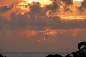 stormy sunset Mustique