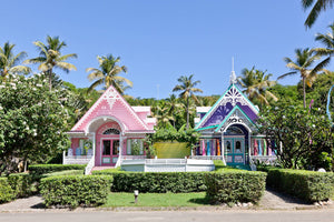 The Pink and Purple House Mustique
