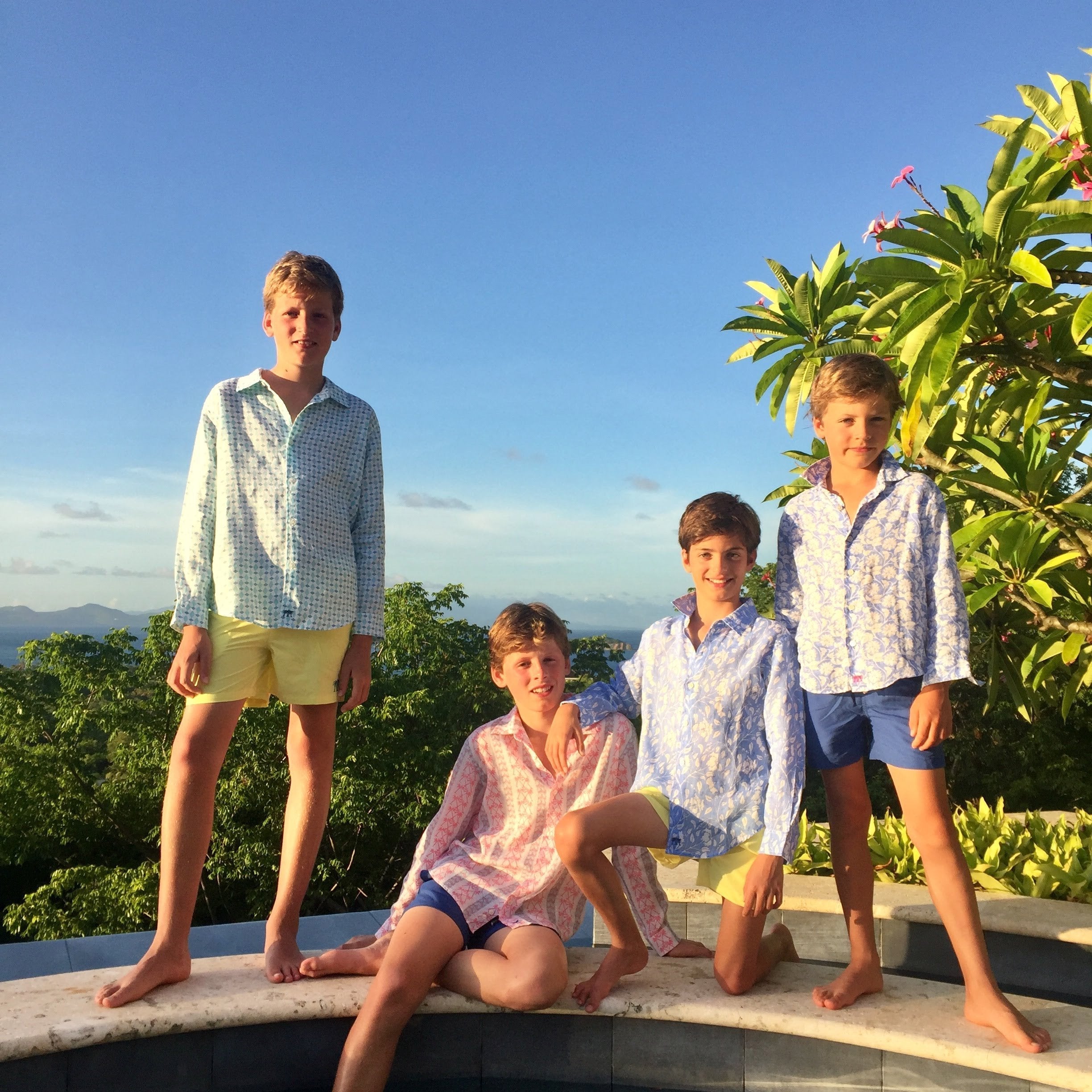 Kids' Linen Shirt MARRAKECH – Pink House