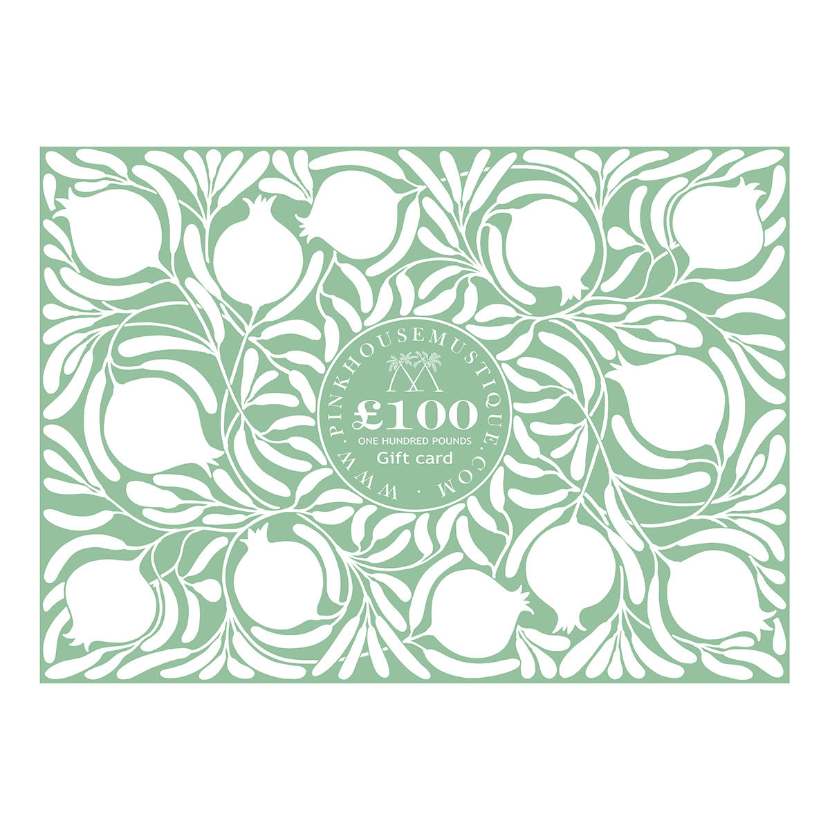 Send a Pink House Mustique gift card to the value of £100