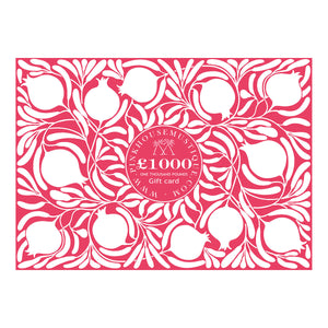 Send a Pink House Mustique gift card to the value of £1000