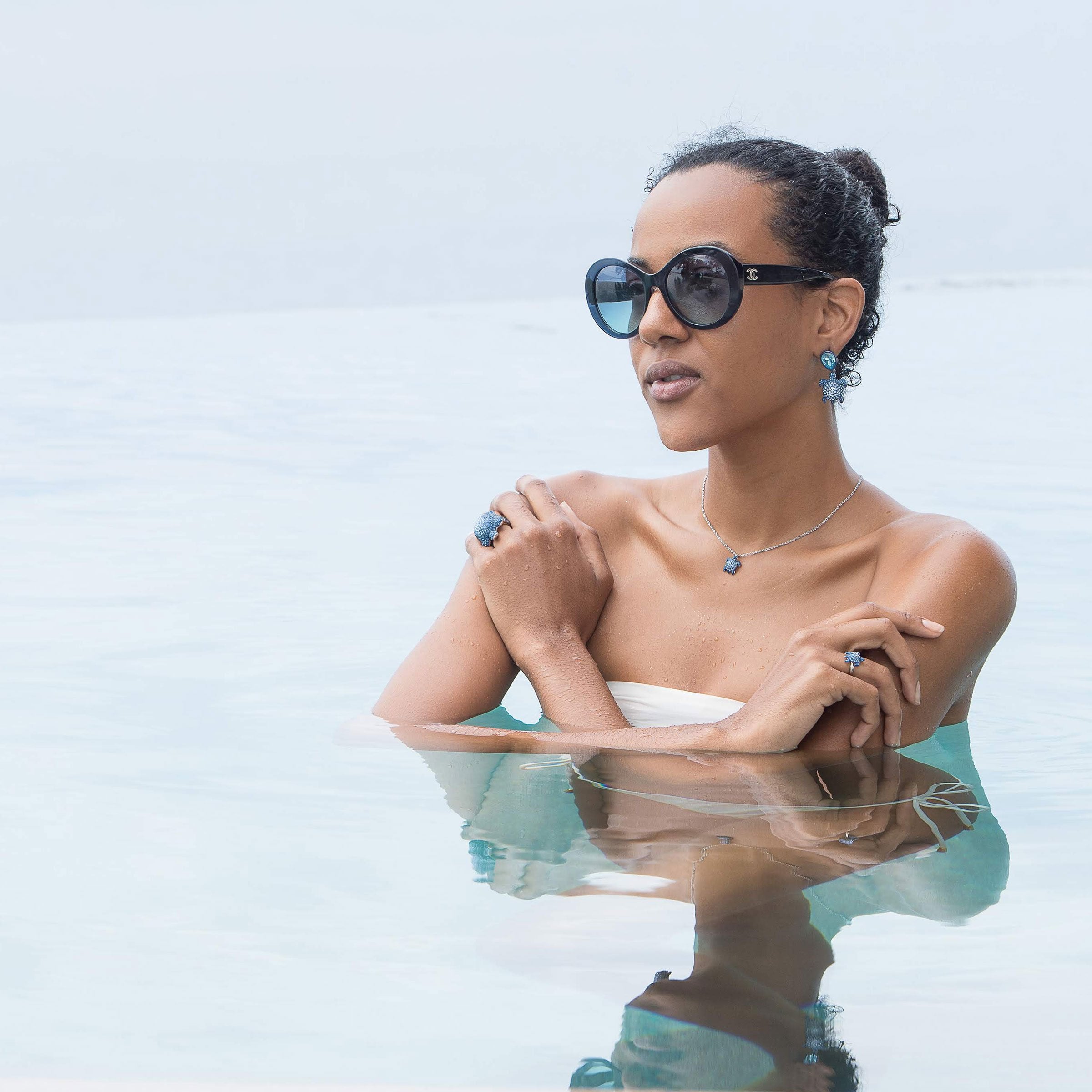 Atelier Swarovski Cocktail Ring SMALL TURTLE – Pink House