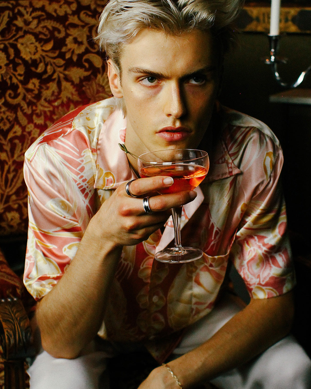 Silk bowling shirt limited edition handmade in St Vincent & Grenadines