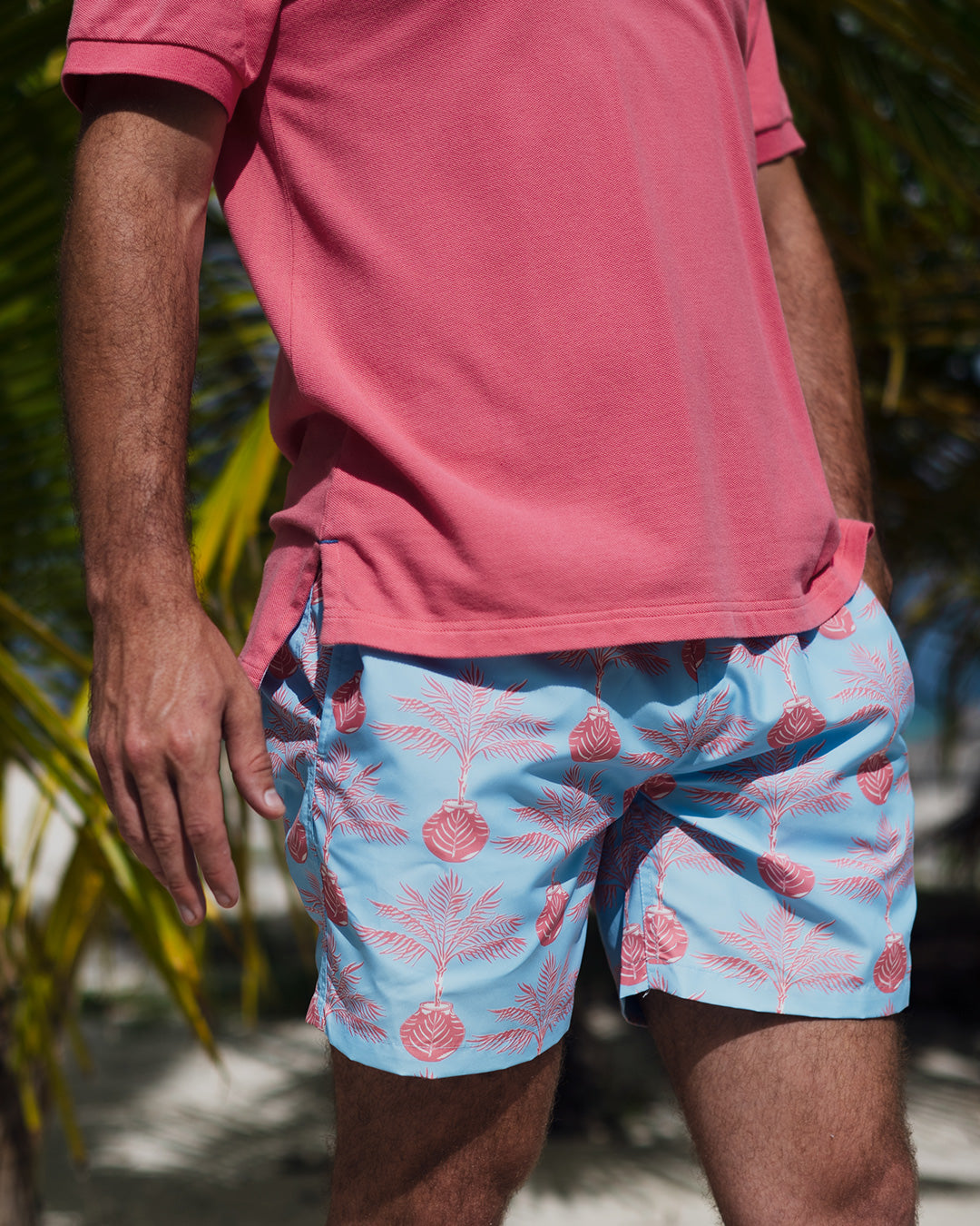 Swim Shorts POTTED PALM – Pink House