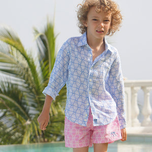 Boys swim shorts: SHELLTOP - PINK