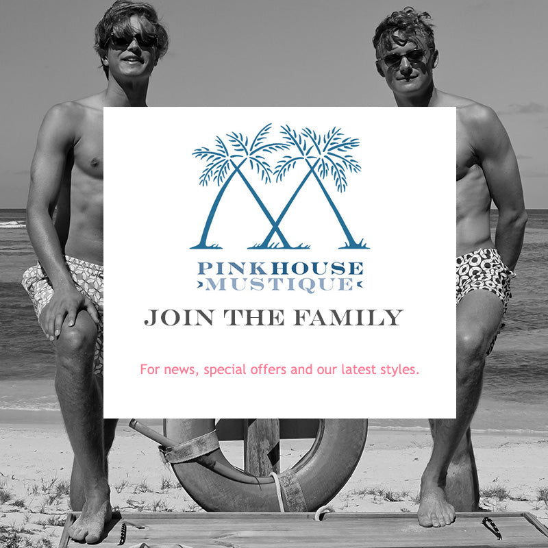 Join the Pink House Mustique family for news, special offers and our latest styles