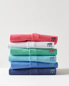 Luxury men's cotton polo shirts by Pink House Mustique in a range of classic summer colours