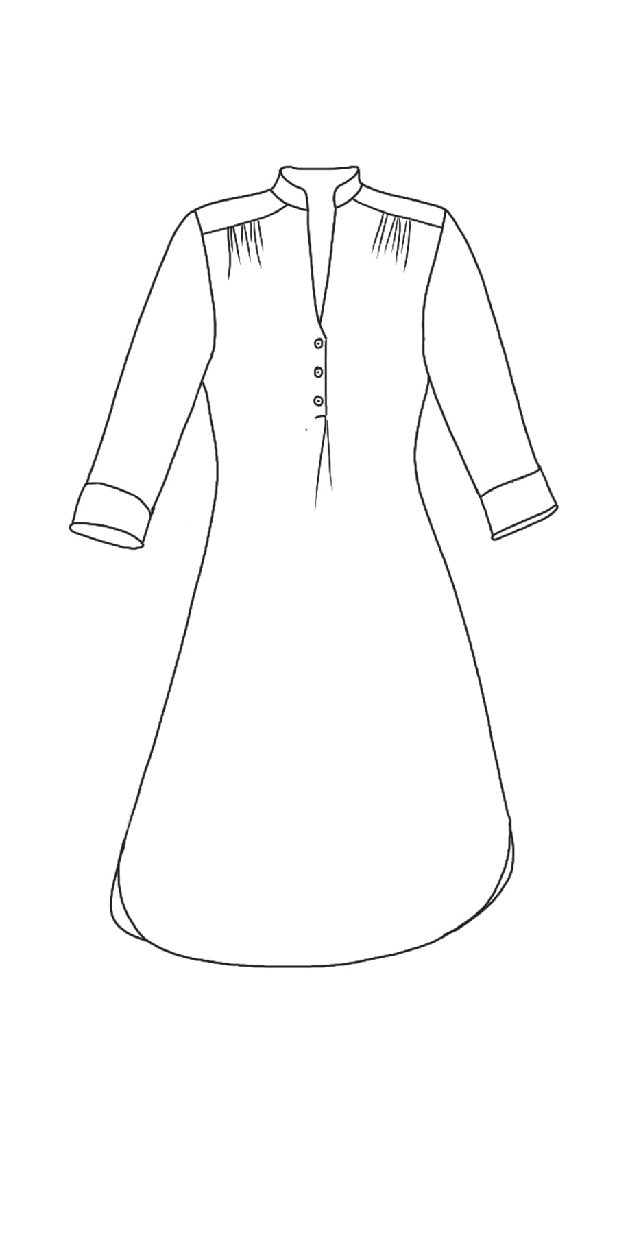 Pink House standard sizing guide for Women's dresses