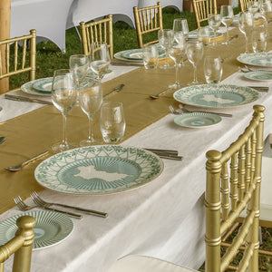 Fine Bone China : CHARGER PLATES - Mustique style