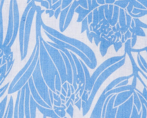 Lotty B Tablecloth & Napkin set: PROTEA - BLUE / WHITE