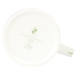 Fine Bone China Mug : SHELL - GREEN designer Lotty B Mustique exclusive interiors