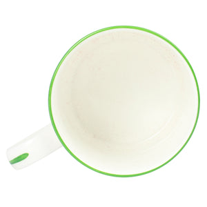 Fine Bone China Mug : SHELL - GREEN designer Lotty B Mustique homeware