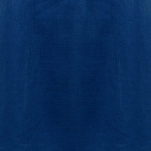 Pure linen swatch in solid Ensign blue by designer Lotty B