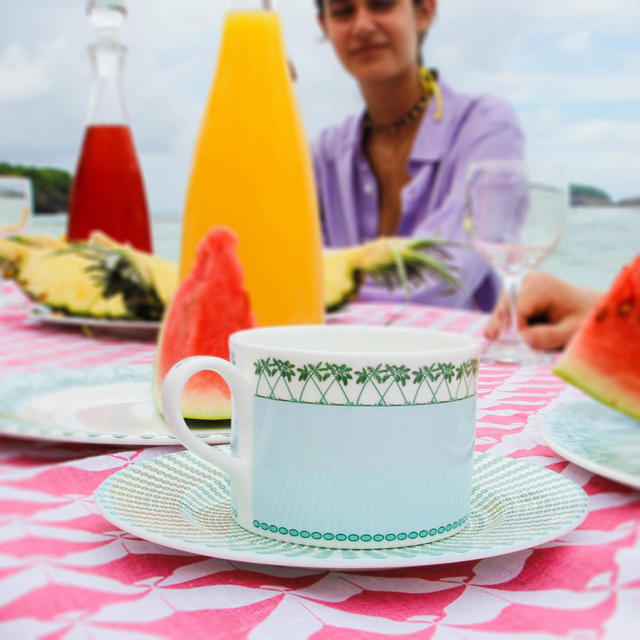 Fine Bone China : COFFEE SET - Mustique style designed by Lotty B