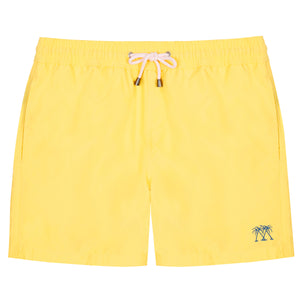 Quick dry swim trunks for men by designer Lotty B Mustique for Pink House beachwear
