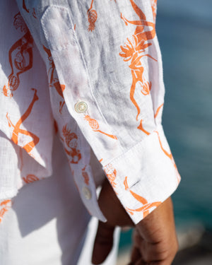 Top quality linen shirts for men & children by Pink House Mustique