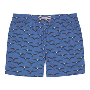 quick dry swim shorts made from recycled fabric in holiday prints by Lotty B Mustique