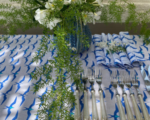 Beautiful table linen for your holiday home by Lotty B Mustique